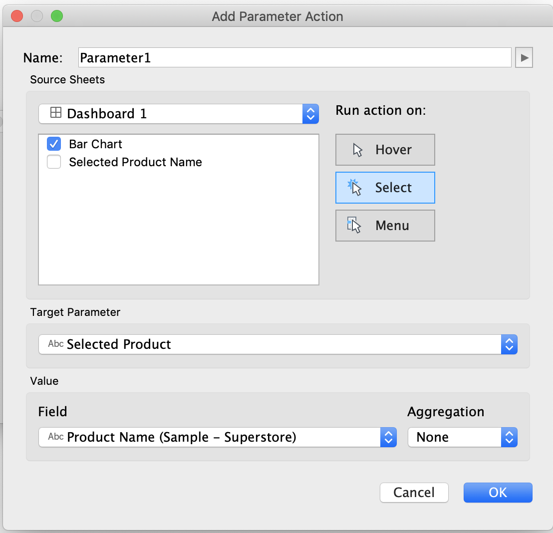 Custom Dropdown with Parameter Actions & Show/Hide Container - Lindsey ...